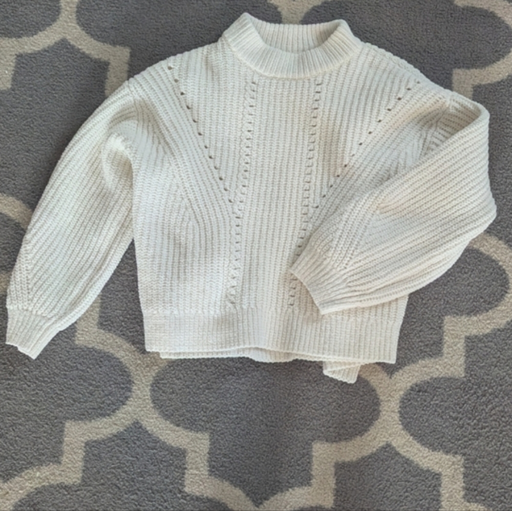 Cozy White Sweater